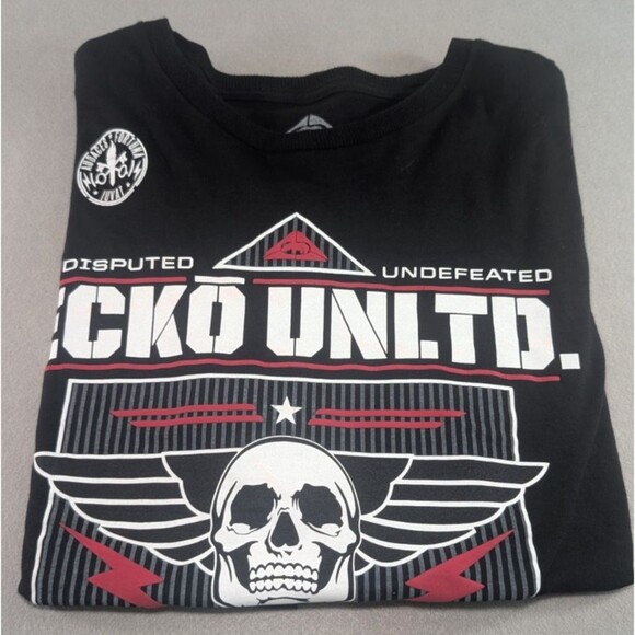 Echo Unltd MMA by Ecko Unlimited Short Sleeve Graphic Tee Black Mens XL (29x26) - Picture 6 of 11